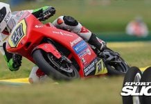 Alessandro Di Mario broke lap record during Race 2 at VIR. Photo courtesy Dunlop.
