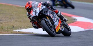 Waters lights up Queensland Raceway in SW-Motech qualifying. Photo by RBMotoLens
