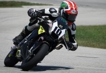 Mahdi Salem took center stage in Friday’s practice for this weekend’s Mission Mini Cup By Motul National Final by posting the fastest lap times. Photo by Larry Lawrence