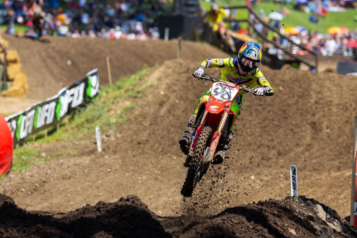Consistent 2-2 finishes allowed Hunter Lawrence to break through for his first career victory in the 450 Class.Photo Credit: MX Sports Pro Racing, Inc.
