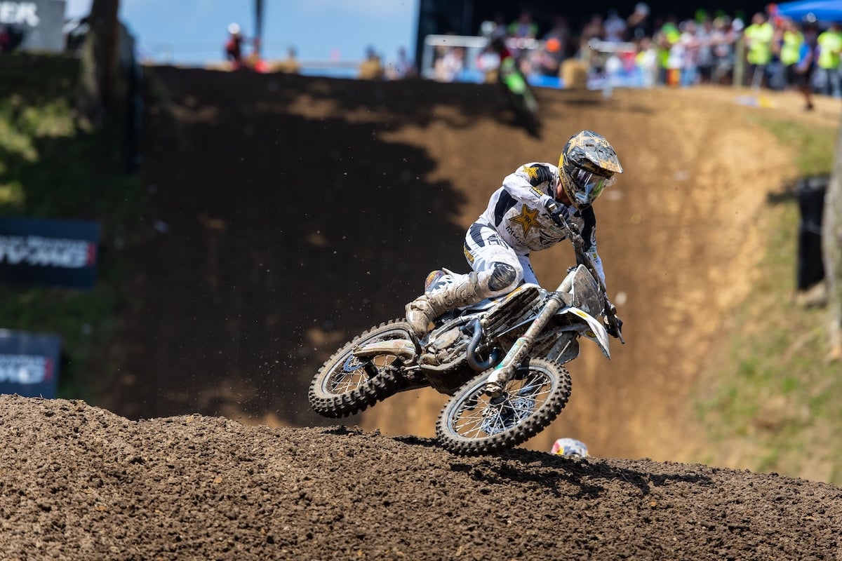 RJ Hampshire finished runner-up finish for his first overall podium result in the 450 Class.Photo Credit: MX Sports Pro Racing, Inc.