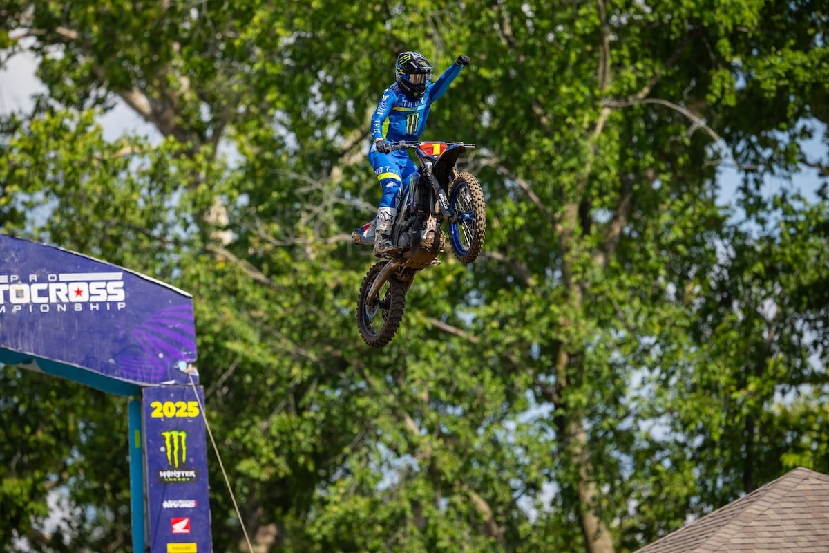 Haiden Deegan posted his fifth 1-1 sweep of the season.Photo Credit: MX Sports Pro Racing, Inc.