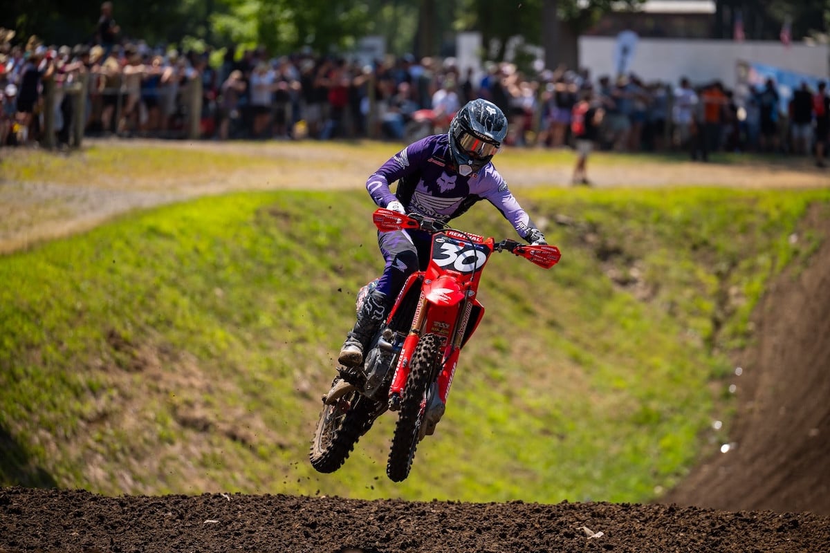Another strong outing earned Jo Shimoda a fourth straight podium result.Photo Credit: MX Sports Pro Racing, Inc.