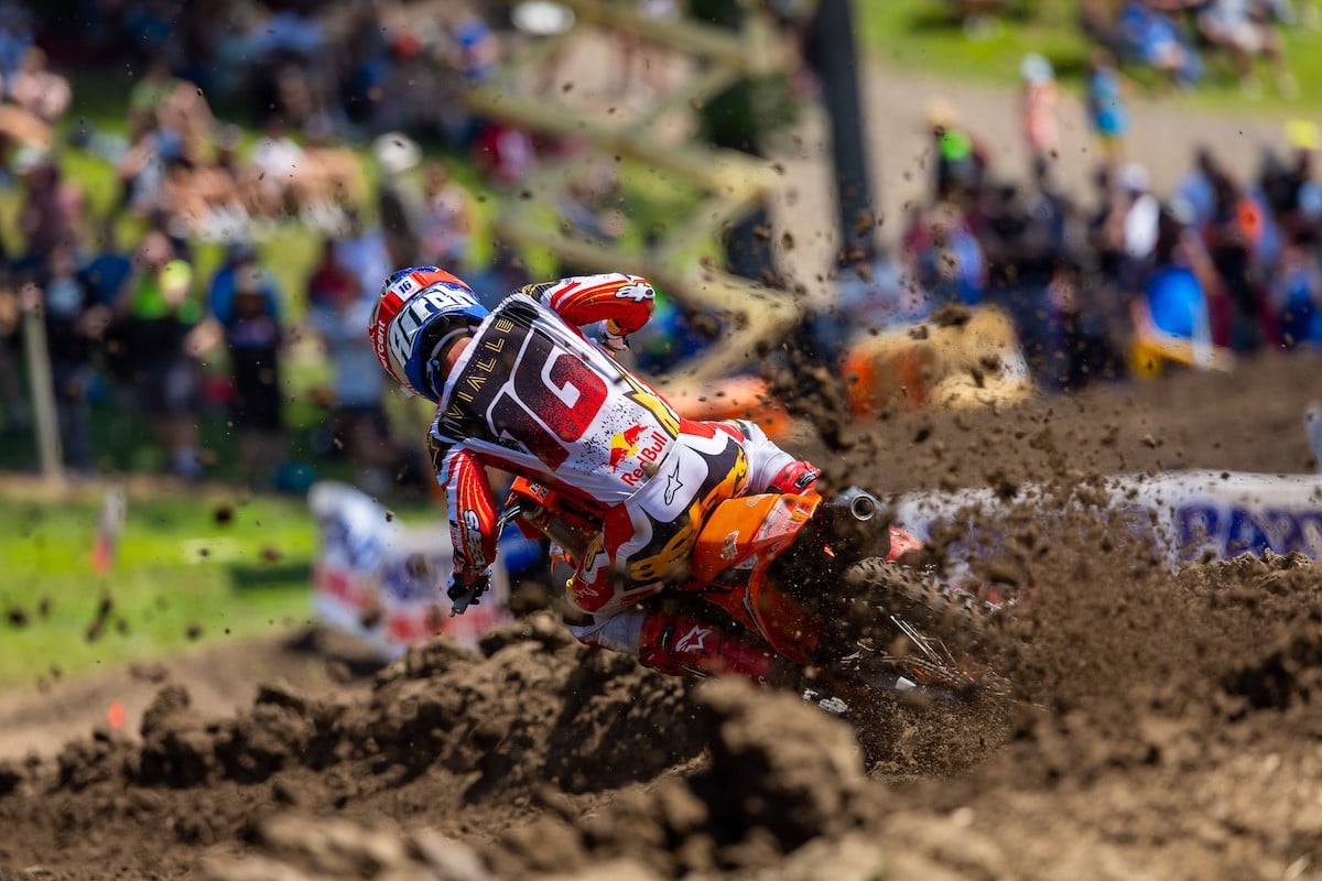 Tom Vialle returned from a missed race to secure his fourth podium finish of the season.Photo Credit: MX Sports Pro Racing, Inc.