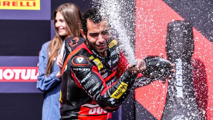 Danilo Petrucci will race with BMW for the 2026 season. Photo courtesy Dorna.