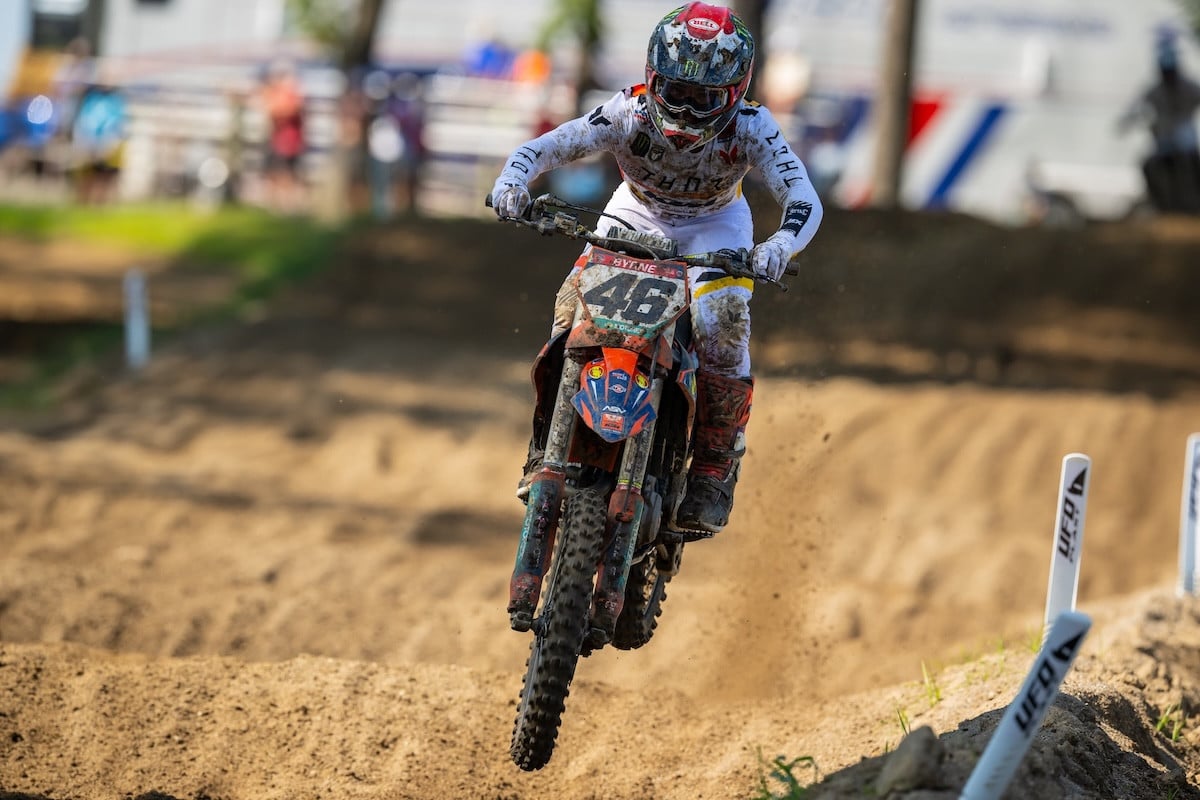 KTM Orange Brigade's Luke Fauser finished second and third at the last two SMX Next – Motocross events at RedBud and Ironman, respectively.Photo Courtesy MX Sports Pro Racing, Inc.