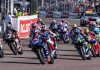 Bennetts British Superbike Race 2 Start at Thruxton. Photo courtesy BSB.