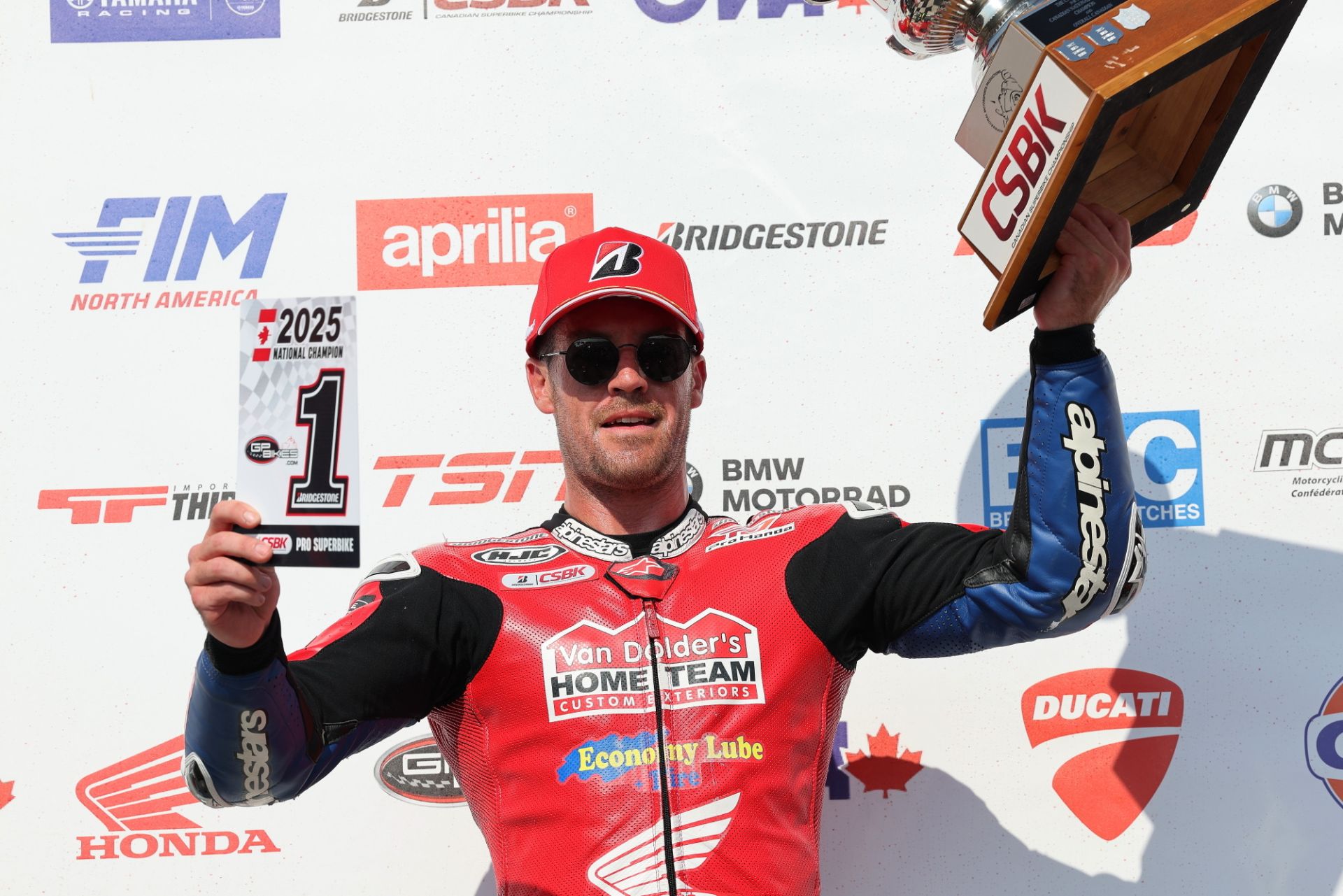 2025 CSBK Champion Ben Young. Photo by: Rob O'Brien.