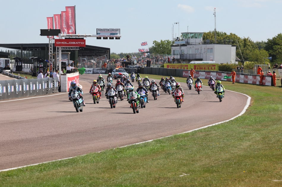 Race start. Photo courtesy British Talent Cup.