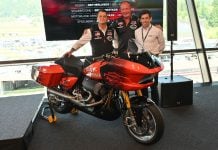 From left to right, Jeff Schuessler, Kolja Rebstock and Carlos Ezpeleta. Photo courtesy Dorna.