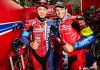 Takumi Takahashi, on the left, and Johann Zarco, on the right, won the Suzuka 8 Hours. Photo courtesy EWC.