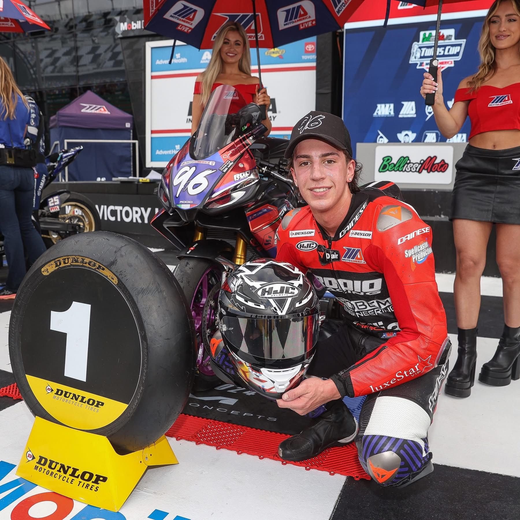 Gus Rodio at Daytona, in 2024. Photo courtesy LuxeStar VIP Suzuki. 