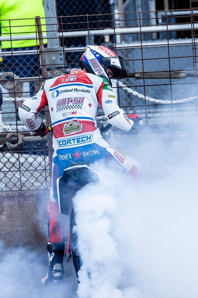 Trent Lowe (48) at Springfield 2. Photo courtesy American Honda Motor Co