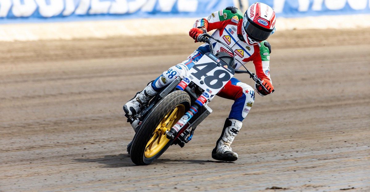 Trent Lowe (48) at Springfield 2. Photo courtesy American Honda Motor Co
