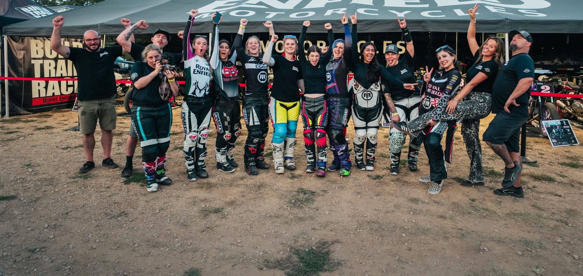 Royal Enfield’s Build. Train. Race. Flat Track Program Caps 2025 in Thrilling Finale at Lake Ozark Short Track. Photo courtesy BTR.