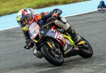 Kensei Matsudaire (74) at Belle Foret Moto Arena in South Korea. Photo courtesy FIM MOTOGP.