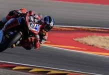 Mattia Casadei (40) at MotorLand Aragon. Photo courtesy Dorna.