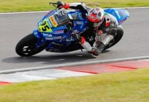 Gus Rodio in action at Donington Park. Photo credit: Ian Hopgood Photography.