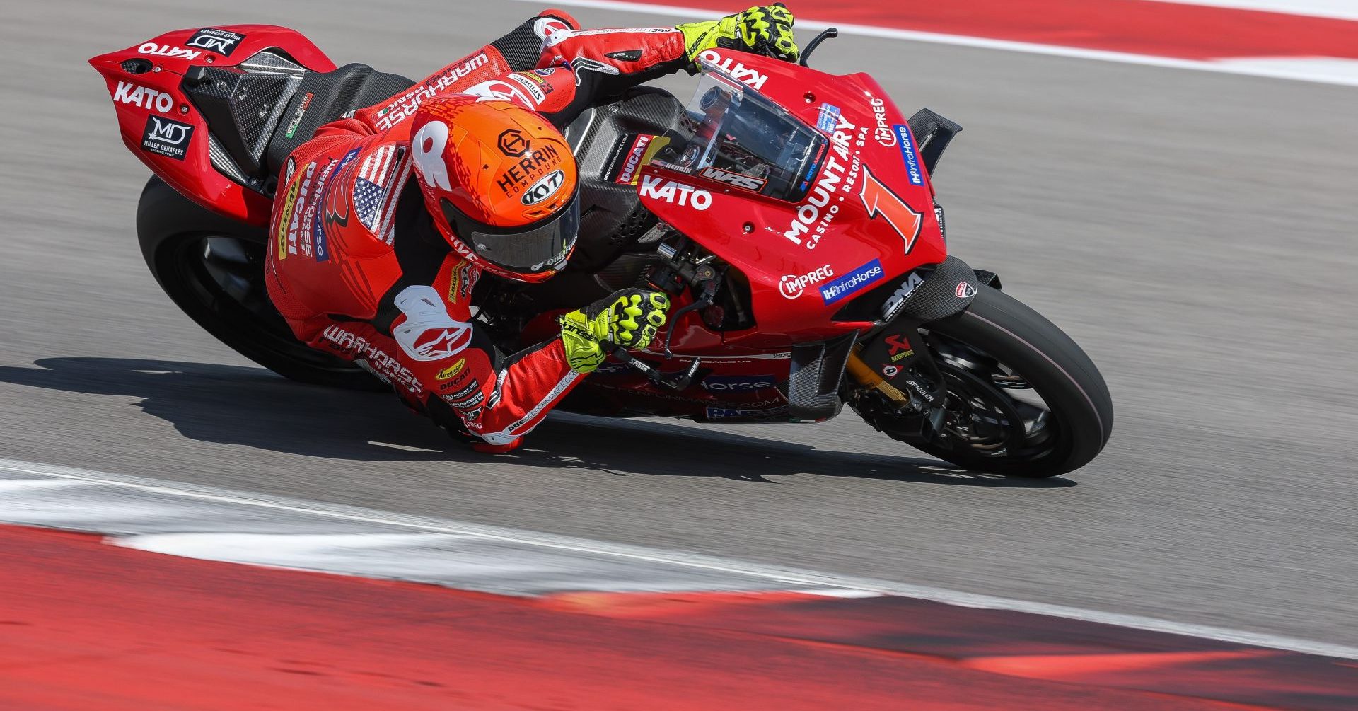 Warhorse HSBK Racing Ducati and Josh Herrin Battle into Championship Contention After Texas Round. Photo courtesy Warhorse HSBK Racing Ducati.
