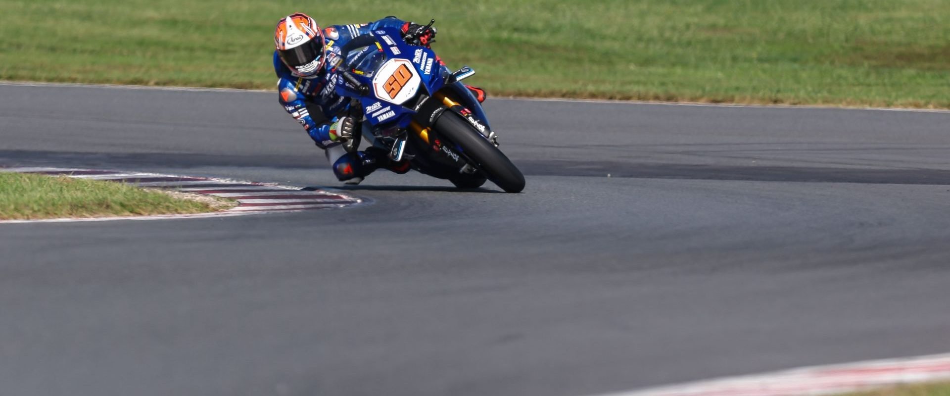 Bobby Fong (50) at NJMP. Photo courtesy Brian J Nelson.