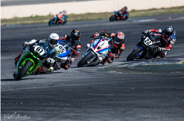 Justen Behmer, Matthew Cunha, Brad Hendry, David Lambert push early in ROR. Photo By: Kelly Vernell.