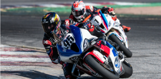 Matthew Cunha (95) leads Brad Hendry (1) in the final laps of the Race of the Rockies. Photo By: Kelly Vernell.