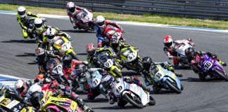 American rider Nathan Gouker (19) at Estoril. Photo credit Frando Racing.