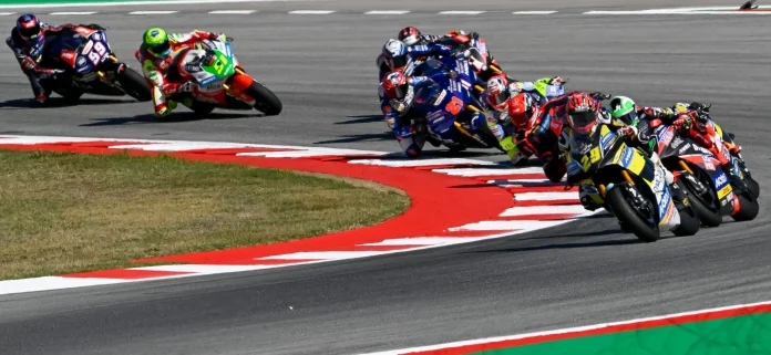 MotoE race at Montmelo. Photo courtesy Dorna.