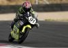 Mahdi Salem riding his ETG RACING Honda at Circuit de Navarra. Photo by Dast Media.