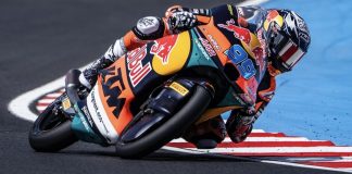 Jose Antonio Rueda (99) at Balaton Park. Photo courtesy Red Bull KTM Ajo.