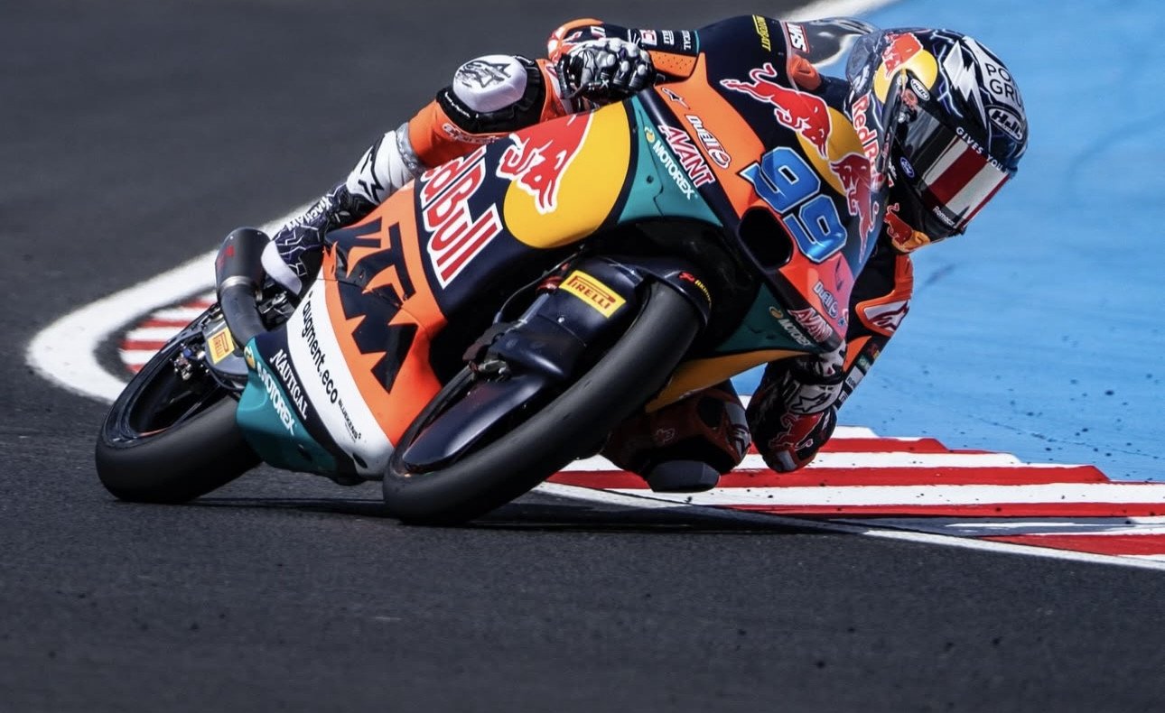 Jose Antonio Rueda (99) at Balaton Park. Photo courtesy Red Bull KTM Ajo.