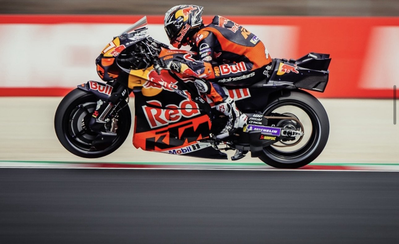 Pedro Acosta (37) at Balaton Park. Photo courtesy Red Bull KTM Factory Team.