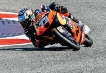 Valentin Perrone (73). Photo courtesy Red Bull KTM Tech3.