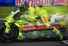 Franco Morbidelli (21) at Misano. Photo courtesy VR46 Racing Team.