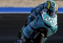David Almansa (22) at Misano. Photo courtesy Leopard Racing.