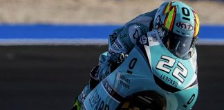 David Almansa (22) at Misano. Photo courtesy Leopard Racing.