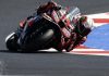 Marco Bezzecchi (72) at Misano. Photo courtesy Aprilia Racing Team.