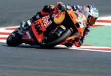 Valentin Perrone (73) at Misano. Photo courtesy Red Bull KTM Tech3 Team.