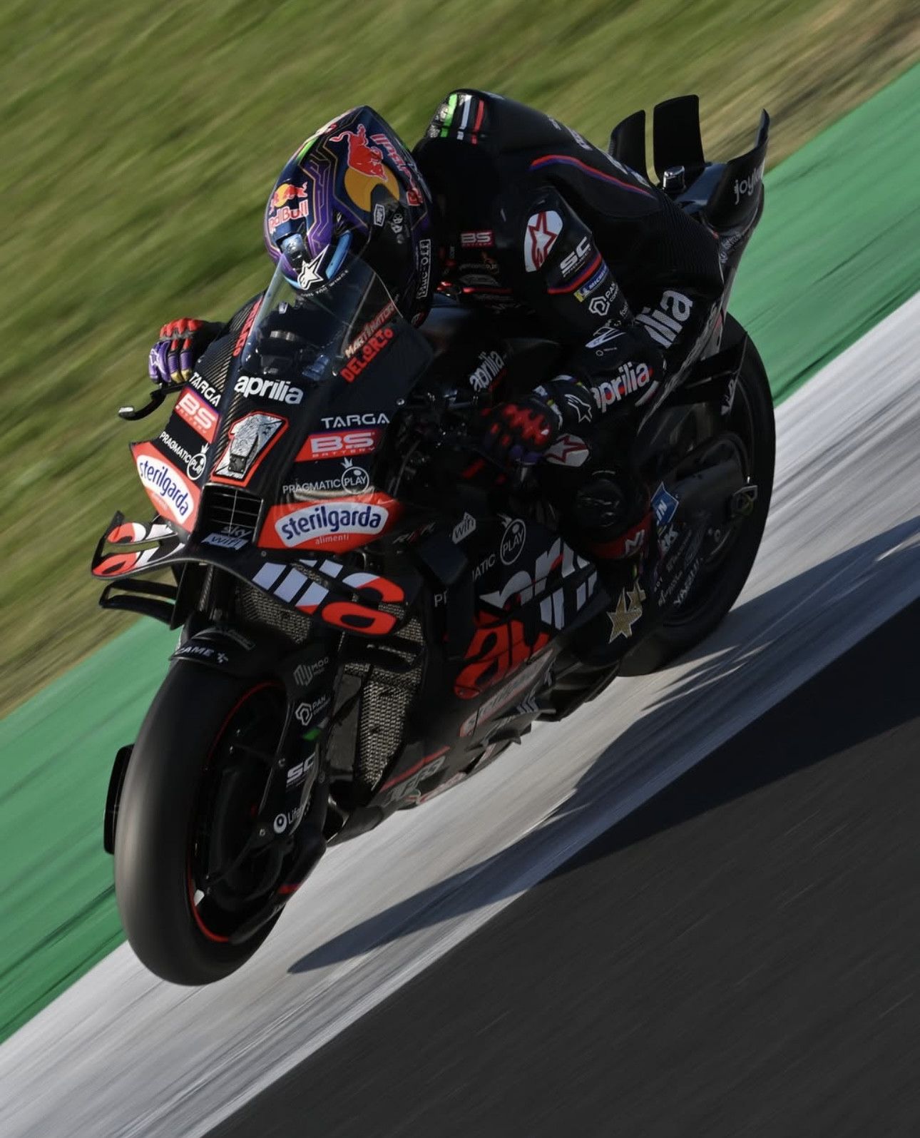 Jorge Martin (1) at the Misano Test. Photo courtesy Dorna.