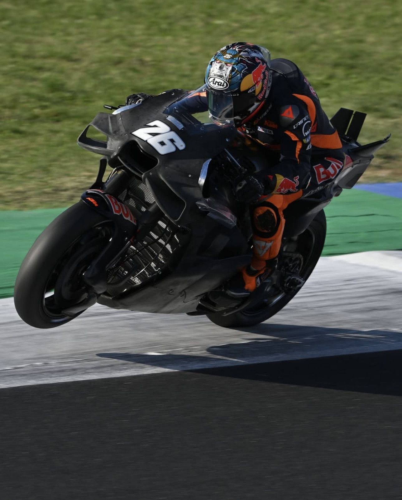 KTM test rider Dani Pedrosa on his Red Bull KTM Factory Racing. Photo courtesy Dorna.