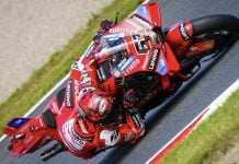 Francesco Bagnaia (63) at Motegi. Photo courtesy Ducati Team.