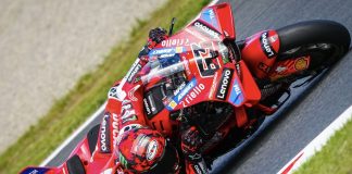 Francesco Bagnaia (63) at Motegi. Photo courtesy Ducati Team.