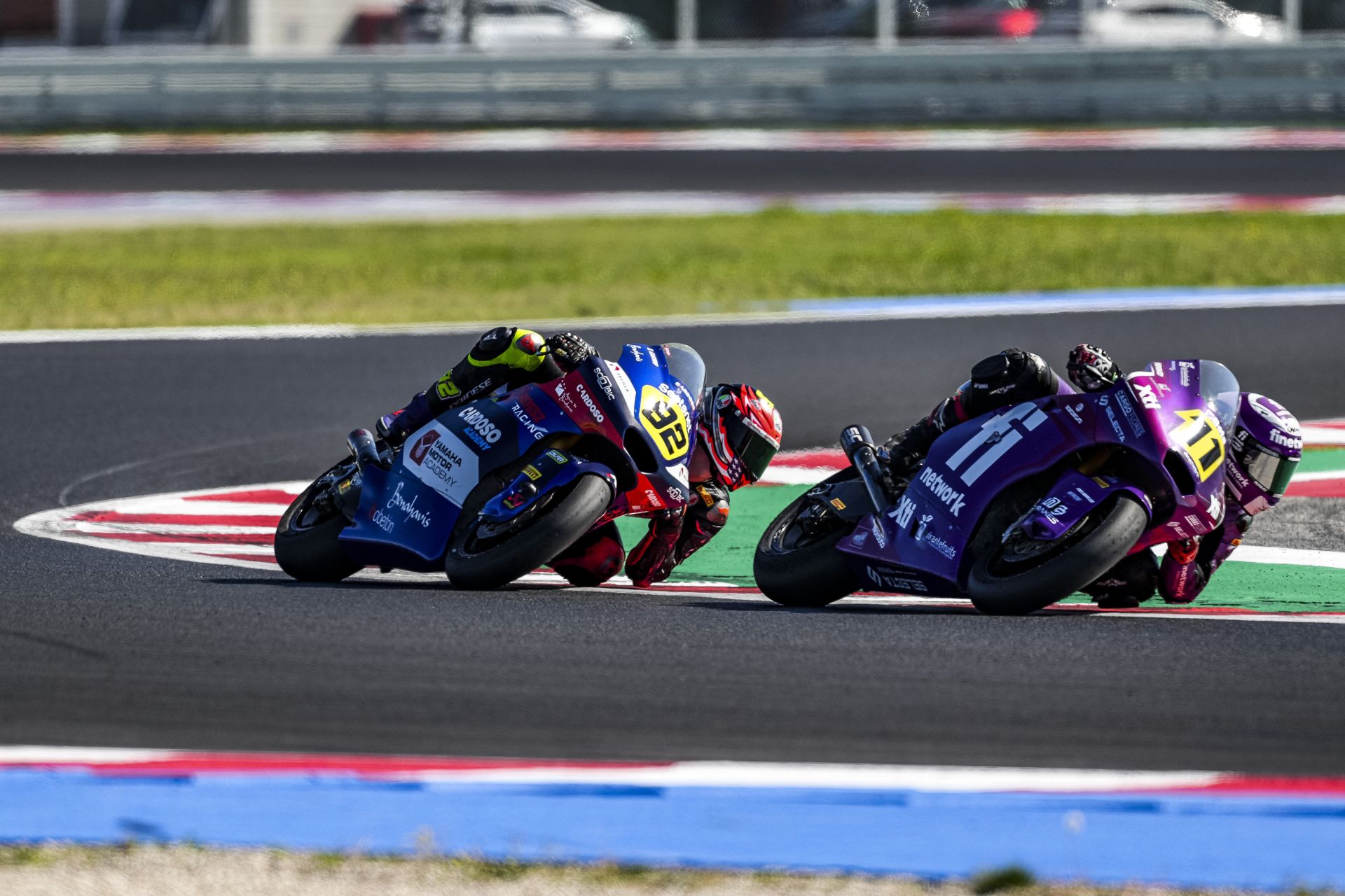 Rossi Attila Moor (92) and Adrián Cruces (11) at Misano. Photo courtesy Cardoso Racing
