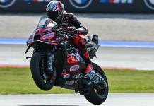 Marco Bezzecchi (72) at Misano. Photo courtesy Dorna.