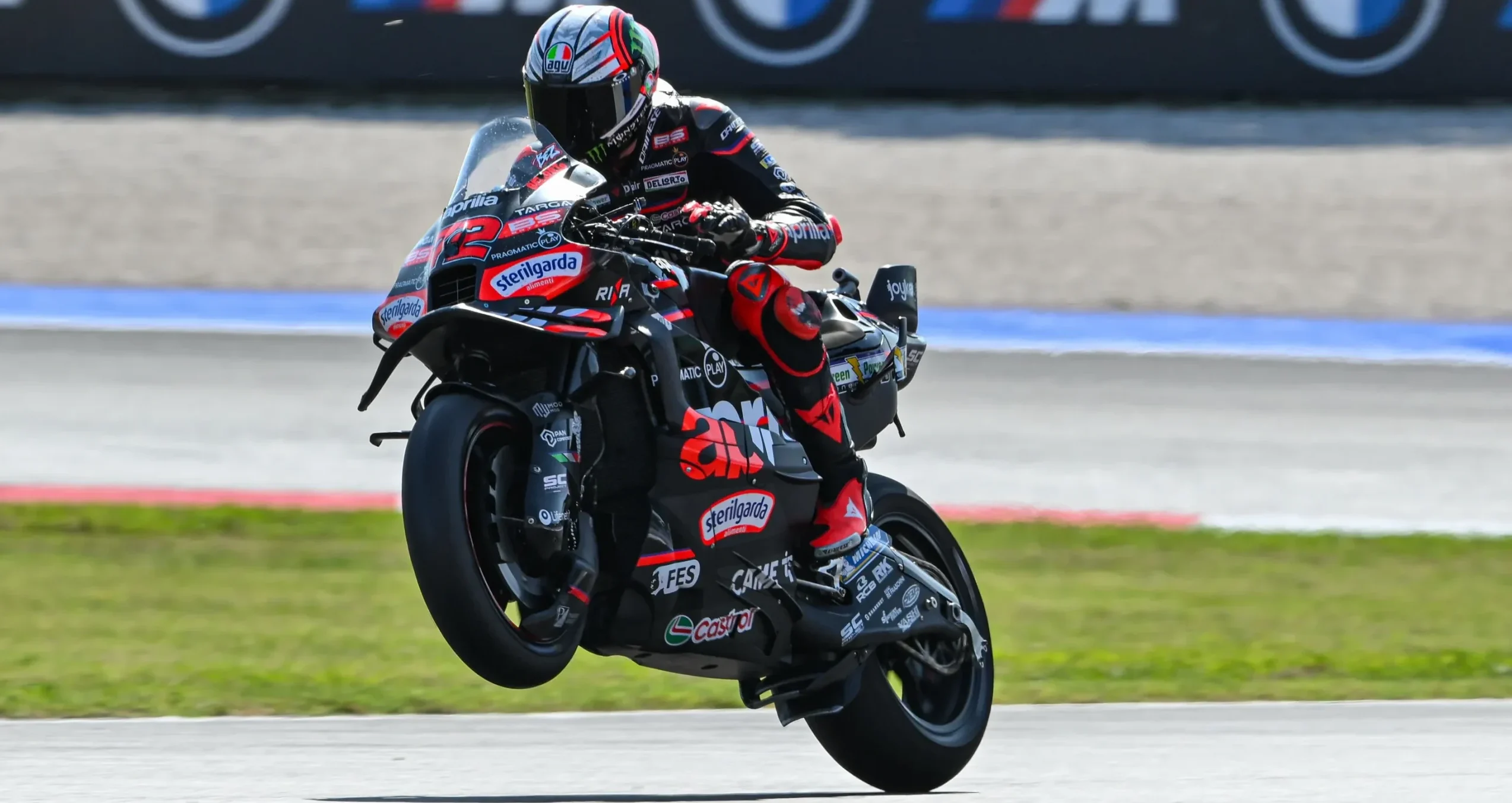 Marco Bezzecchi (72) at Misano. Photo courtesy Dorna.