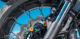 GBrakes, a new high-performance line of brake products. Photo courtesy Giocar America.