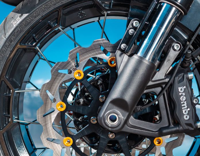 GBrakes, a new high-performance line of brake products. Photo courtesy Giocar America.