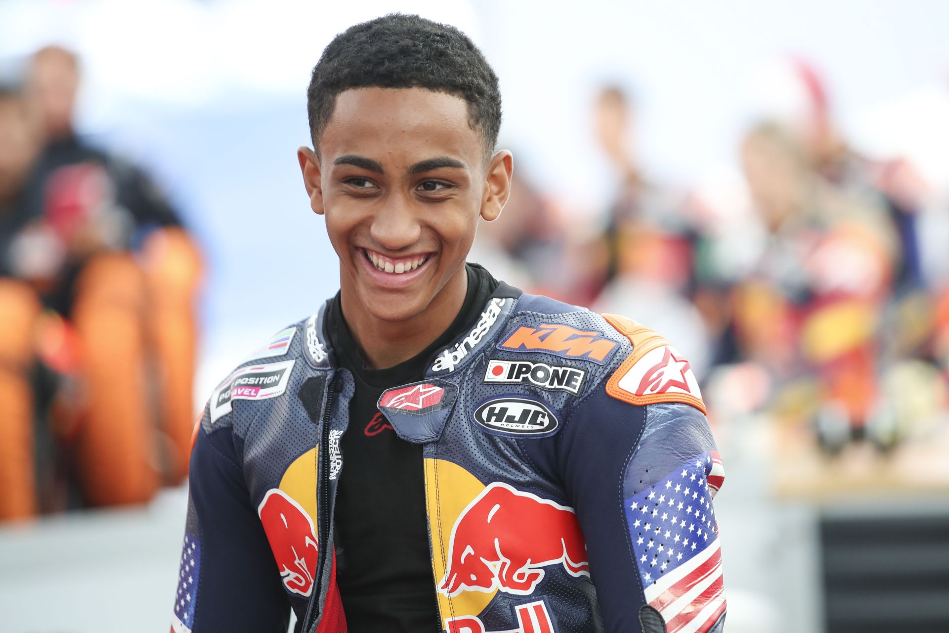 Kristian Daniel Jr. during the 2025 Red Bull Rookies Cup in Austria. Photo courtesy Kristian Daniel Sr.