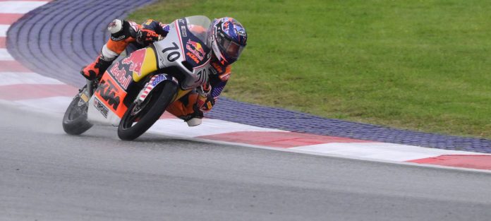 Kristian Daniel Jr. during the 2025 Red Bull Rookies Cup in Austria. Photo courtesy Kristian Daniel Sr.