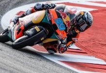 Jose Antonio Rueda (99) at Montmelo. Photo courtesy Red Bull KTM Ajo.